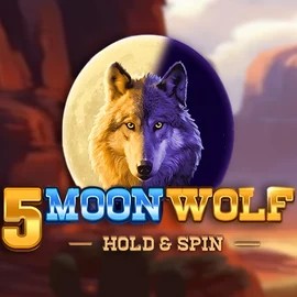 5 Moon Wolf logo – Slots by Apparat Gaming at HappySpins Casino