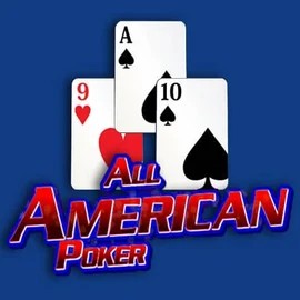 All American Poker slot icon by RTG (Reel Time Gaming), available at HappySpins Casino