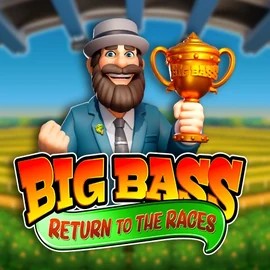 Try Big Bass Return to the Races slot by Pragmatic Play on happy-spin.com – logo image