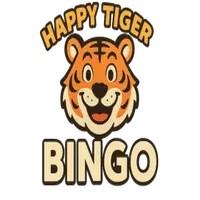 Happy Tiger Bingo slot logo by Bingo Entertainment at HappySpins CasinoHappy Tiger Bingo