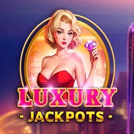 Luxury Jackpots logo by Triple Cherry at HappySpins Casino