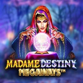 Madame Destiny Megaways slot icon by Pragmatic Play, available at HappySpins Casino