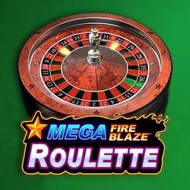 Mega Fire Blaze Roulette logo by Playtech at HappySpins Casino