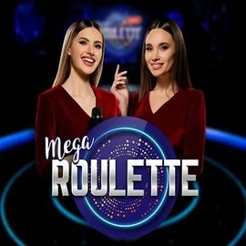 Mega Roulette slot visual from Pragmatic Play available on happy-spin.com