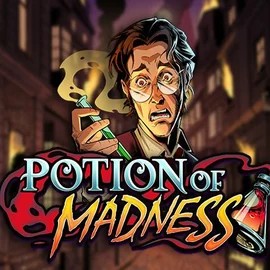 Official Slots logo: Potion of Madness by Play'n GO at HappySpins Casino