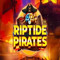 Riptide Pirates slot logo by Nailed It! Games at HappySpins Casino