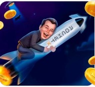 Rocket X slot logo by 1win Games at HappySpins CasinoRocket X