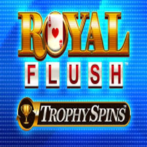 Royal Flush Trophy Spins by Greentube, showcased at happy-spin.com – game logo