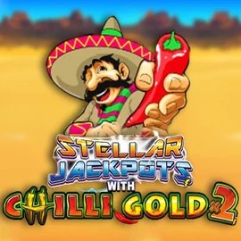 Jackpots logo of Stellar Jackpots with Chilli Gold x2 from Lightning Box Game at HappySpins Casino
