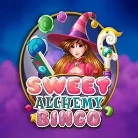 Sweet Alchemy Bingo slot visual from Play'n GO available on happy-spin.com